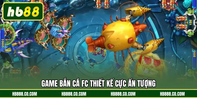 Game Bắn Cá FC thiết kế cực ấn tượng 